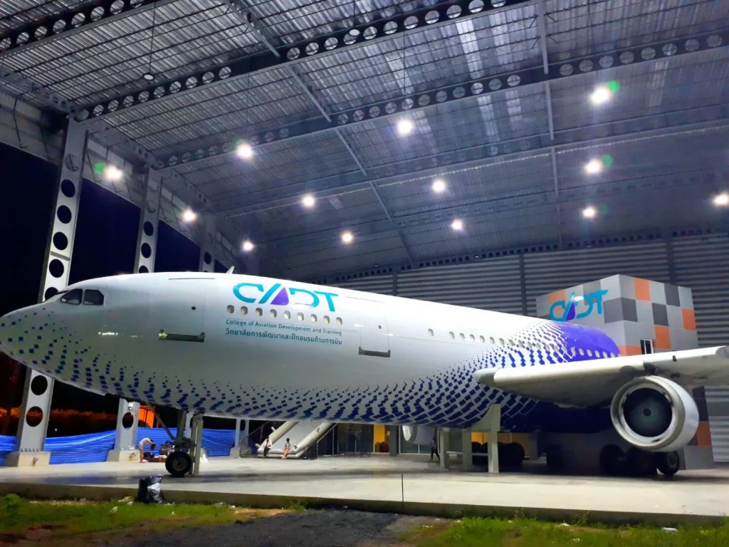 Aviation training aircraft at DPU Campus, Bangkok