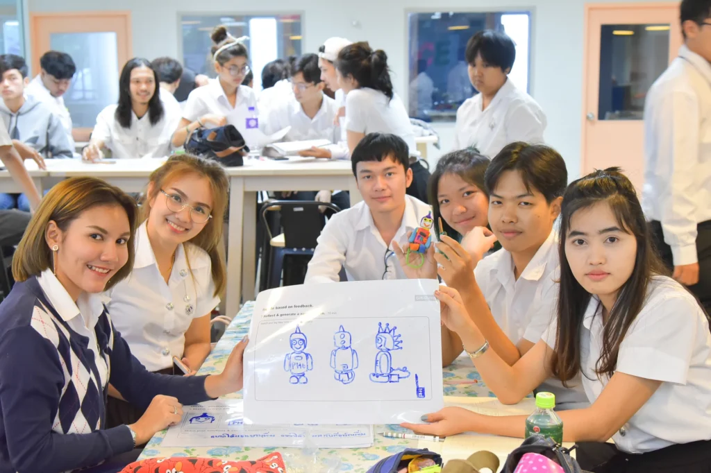 Class group work at DPU Campus, Bangkok