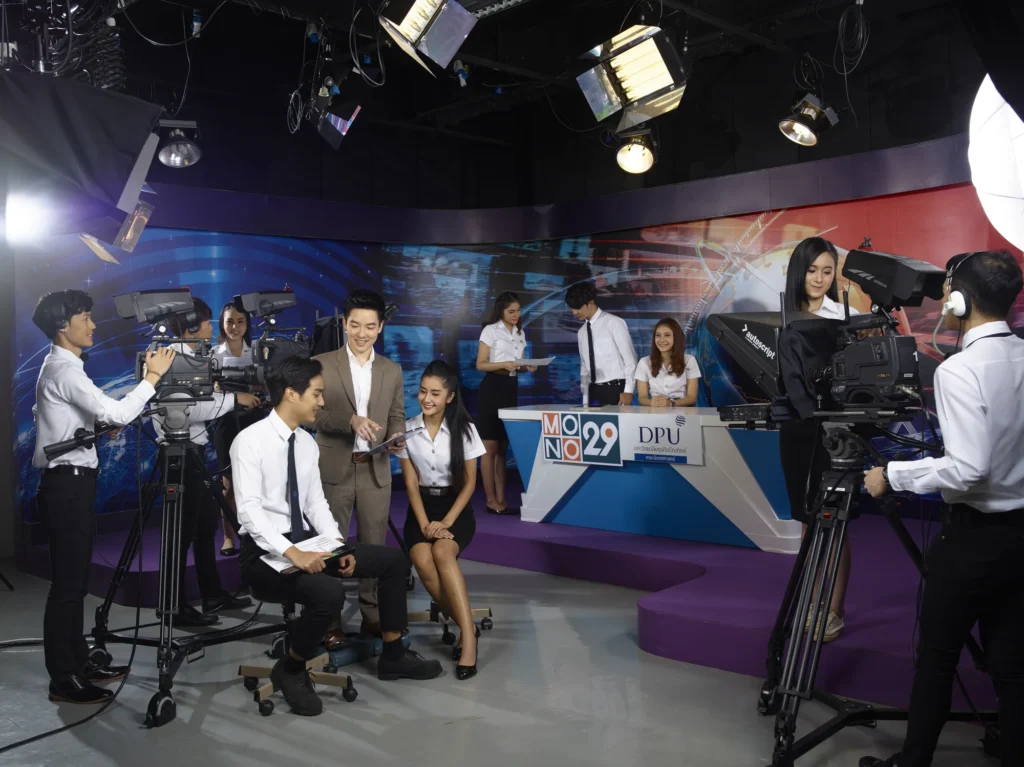 Television studio at DPU Campus, Bangkok