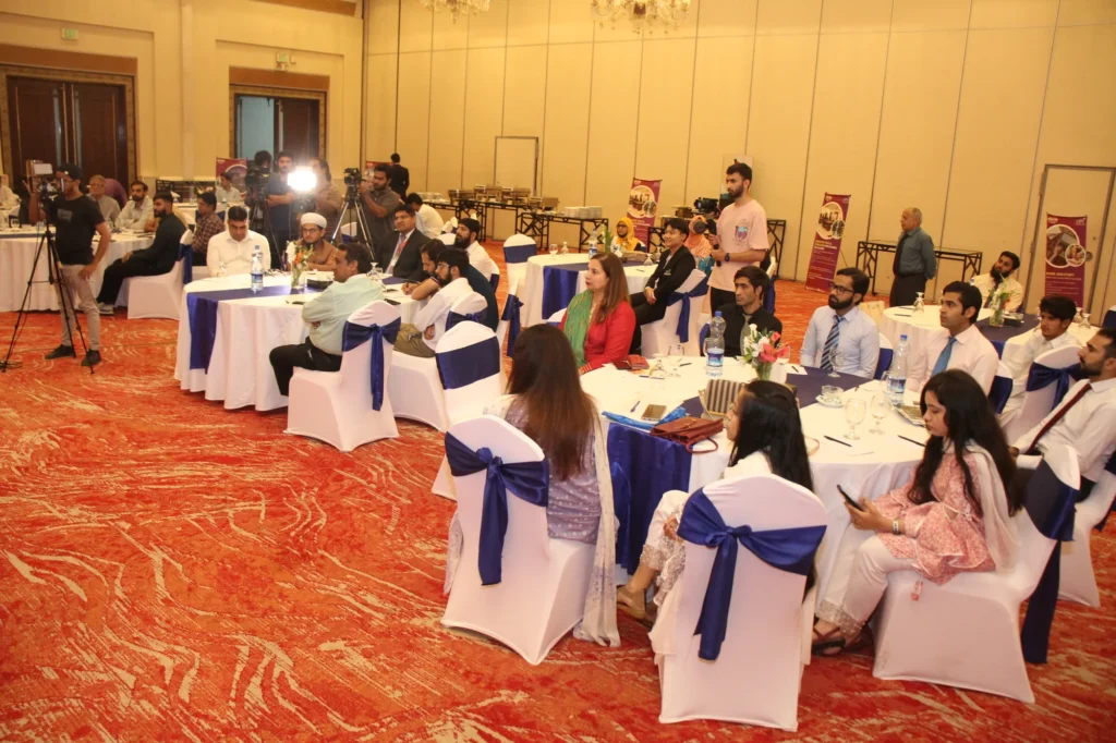 Guests attending the LCC and DPU announcement in Lahore