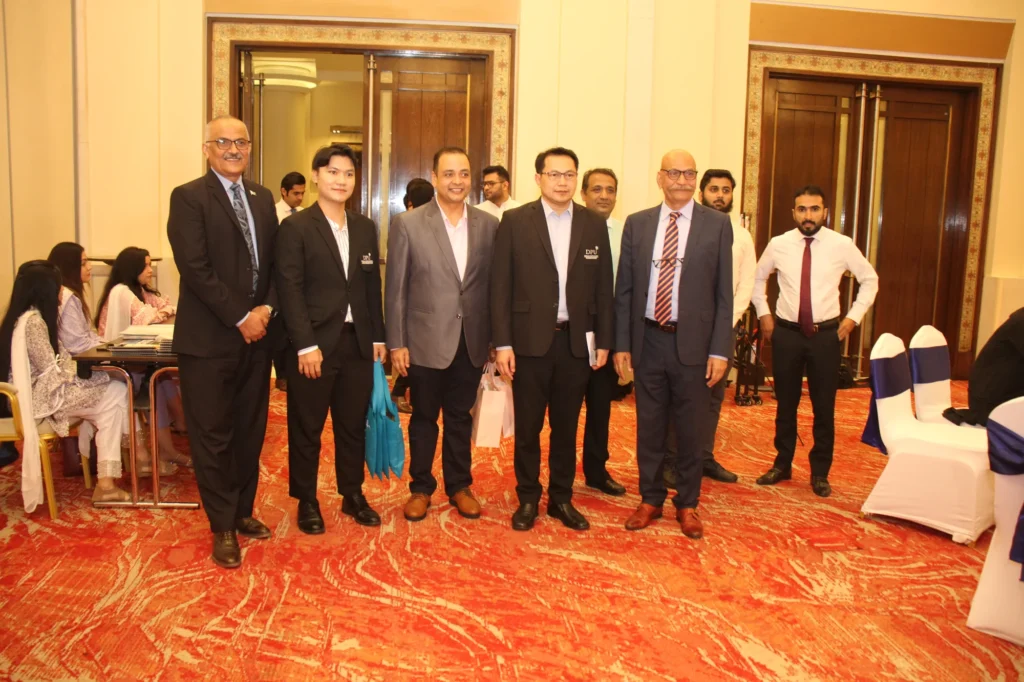 Lahore City College and DPU Thailand teams together in Lahore